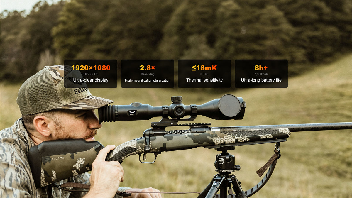 THERMAL SCOPE, 1000 YD RANGEFINDER, 50MM LEN, 20X ZOOM, 5 YRS WARRANTY-img-4